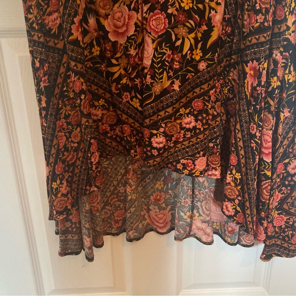 Spell Free People Babushka Gown, Amber, Size Medium - Picture 11 of 11